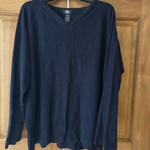 VTG Y2K Faded Glory Men’s XL Navy Blue Thermal